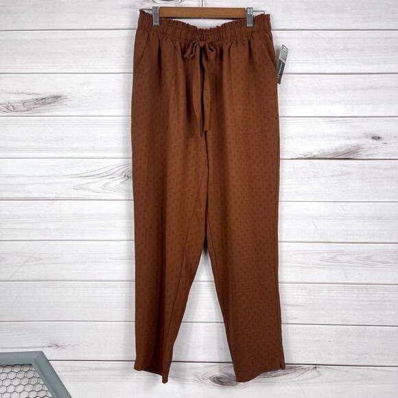 Soho Apparrel Women's Brown Casual Pants NWT Size M‎ - Picture 1 of 5
